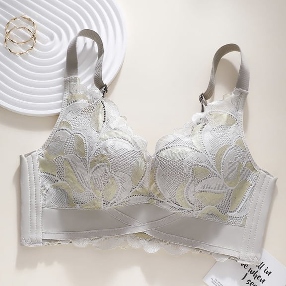 ATENAR Bras for Women,Wireless Bras for Women,Womens Bras,Comfort Fit,Soft,Solid,Polyester,Spandex ,Beige,8