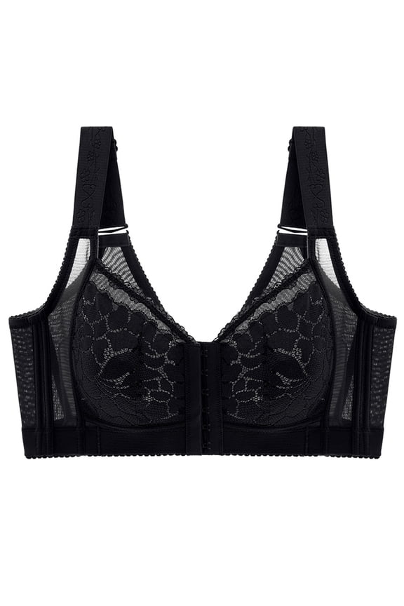 Bras for Women,Wireless Bras for Women,Womens Bras,Soft,Stretch Fabric,Solid,Polyester,Spandex ,Black,36