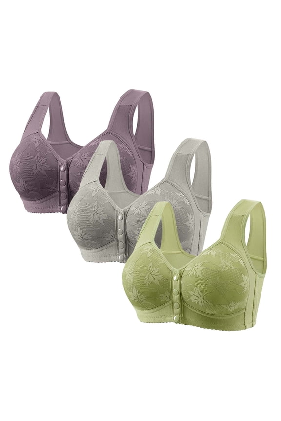Bras for Women,Wireless Bras for Women,Womens Bras,Soft,Stretch Fabric,Solid,Polyester,Spandex ,Multicolor,L