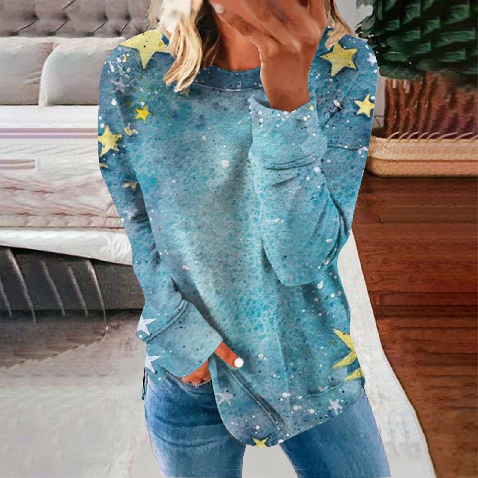 WJHWSX Buddy The Elf Shirt Hoodie Long Sleeve Shirt Women Clearance