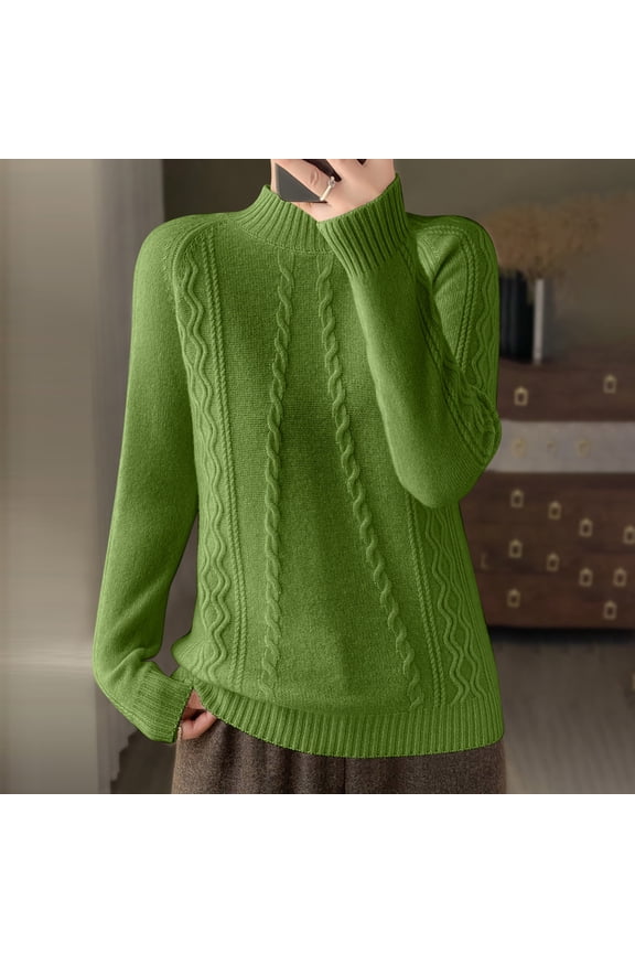 Cardigan Sweaters for Women,Womens Sweaters,Crew NeCk,Insulated,Solid,Polyester,Green,S(US:4)