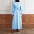 thumbnail image 1 of WJHWSX Fall Dresses for Women 2025,Womens Dresses,Dresses for Women,Long Sleeve,Crew Neck,Easy Care,Solid,2XL(US:12), 1 of 9