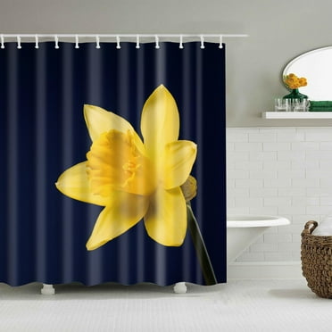 WJHWSX Floral Shower Curtain,Shower Curtain Liner Mildew Resistant,Waterproof, Mildew-Resistant, Foam-Proof Shower Curtain,C,47.24"*70.87"
