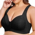 thumbnail image 1 of WJHWSX Men's Pants,Wireless Bras for Women,Bras for Women,Stretch Fabric,Breathable,Solid,Polyester,Black,44B, 1 of 9