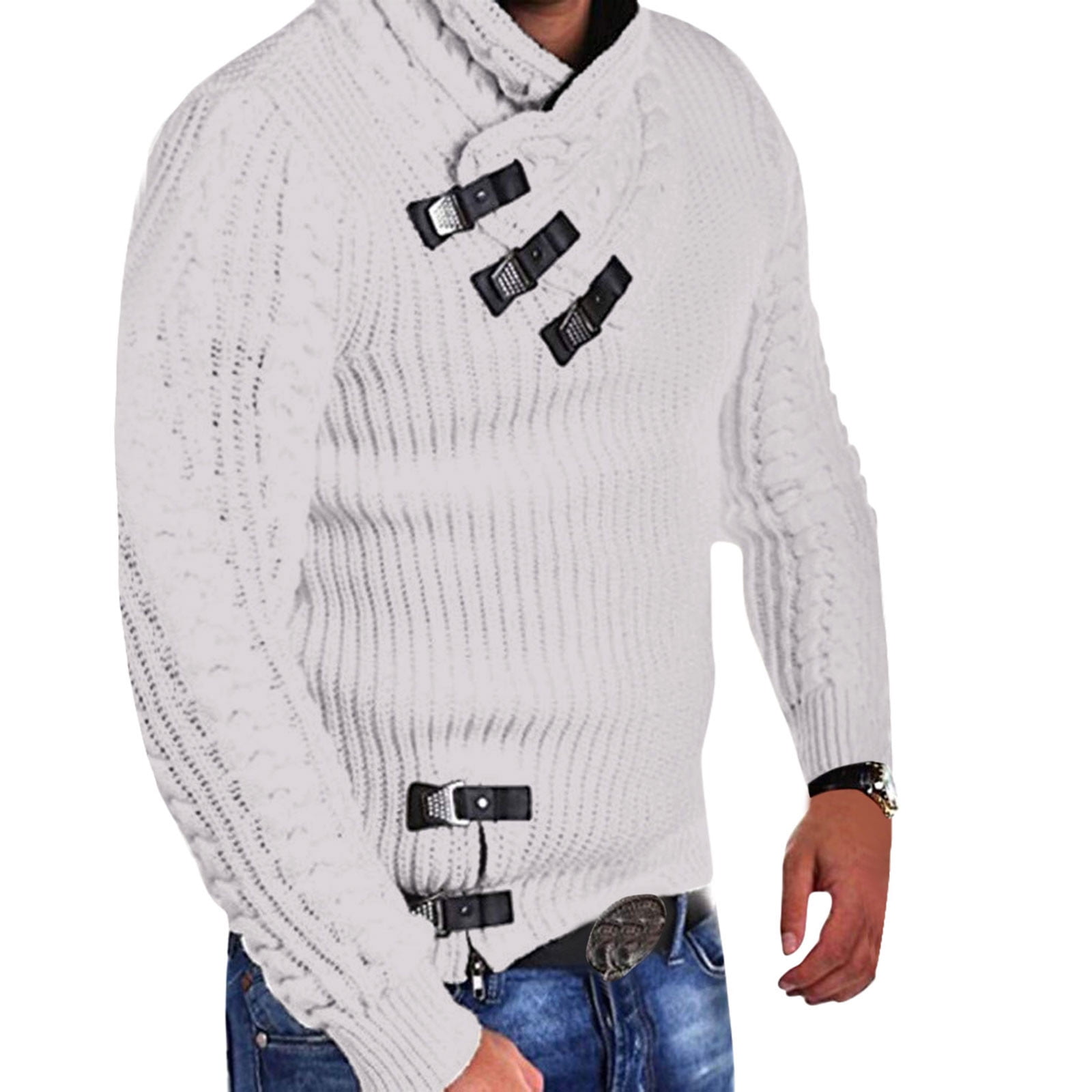 WJHWSX Mens Sweaters Clearance Sale Pullover Sweaters For Older Men