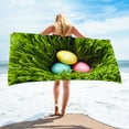 thumbnail image 1 of WJHWSX Microfiber Beach Towel,Microfiber Beach Towels Clearance,Lightweight,Printed,Rectangle,polyester,Multi-color,75*150cm, 1 of 7