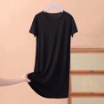 thumbnail image 1 of ssuyfkrb Nightgowns for Women,Womens Nightgown,Cooling,Moisture Wicking,Lightweight,Black,2XL, 1 of 4