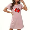 thumbnail image 1 of WJHWSX Nightgowns for Women,Womens Nightgown,Soft,Easy Care,Printed,Pink,XL(US:10), 1 of 3
