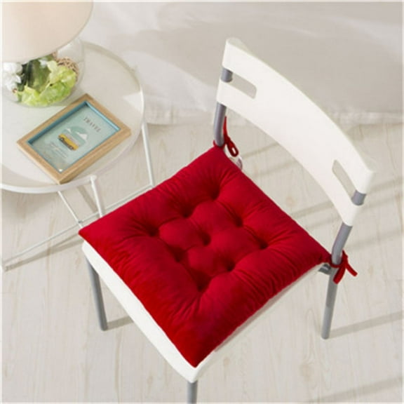 WJHWSX Outdoor Chair Cushions,Patio Chair Cushions,Garden Home Kitchen Office Chair Pads,100%Polyester,Red