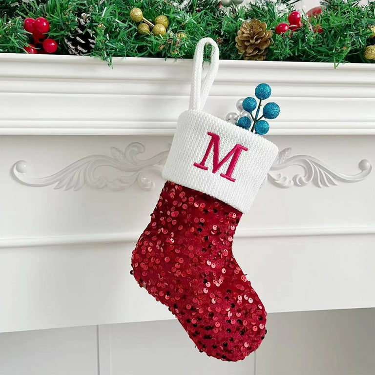 WJHWSX Overstock Items Clearance All Prime Warm Stocking Women Stuffer  Solid Ankle Opaque Stocking M Christmas Day 