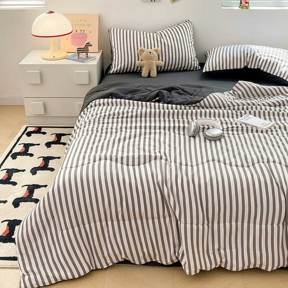 WJHWSX Queen Comforter Set,Weighted Blankets for Adults,60*79inch,Dark Gray