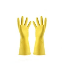 WJHWSX Rubber Gloves Cleaning,Household Cleaning Gloves,Rubber,Waterproof,M,M