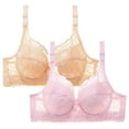 thumbnail image 1 of ATENAR Supportive Bras for Women,Push Up Bra,Bras for Women,Comfort Fit,Shaping,Solid,Nylon,Spandex,Beige,44C, 1 of 2