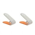 thumbnail image 1 of WJHWSX Shoe Racks for Small Spaces,Shoe Racks Clearance,Living Room,Adjustable,Shoe Racks,Plastic,Orange, 1 of 1