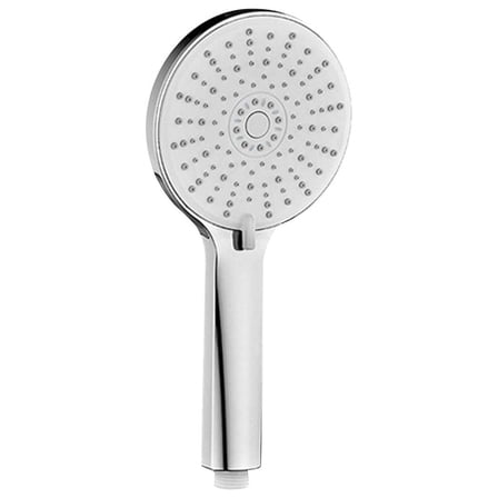 WJHWSX Shower Heads 5 Setting with Handheld Sprayer,Shower Head Clearance Handheld,Round,Plastic,Silver