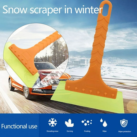 WJHWSX Snow Shovel,Car vehicle Snow Ice Scraper SnoBroom Snowbrush Shovel Removal Brush Winter