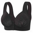 thumbnail image 1 of ATENAR Supportive Bras for Women,Push Up Bra,Bras for Women,Comfort Fit,Soft,Solid,Nylon,Spandex,Black,46, 1 of 3