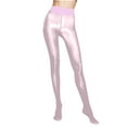 thumbnail image 1 of WJHWSX Tights For Women,Support Control Top Sheer Tights,Compression,Invisable,Opaque,Solid,Nylon,Spandex,Pink,L(US:8), 1 of 2