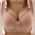 thumbnail image 1 of ATENAR Wireless Bras for Women,Womens Bras,Soft,Stretch Fabric,Solid,Nylon,Spandex,Beige,L, 1 of 3