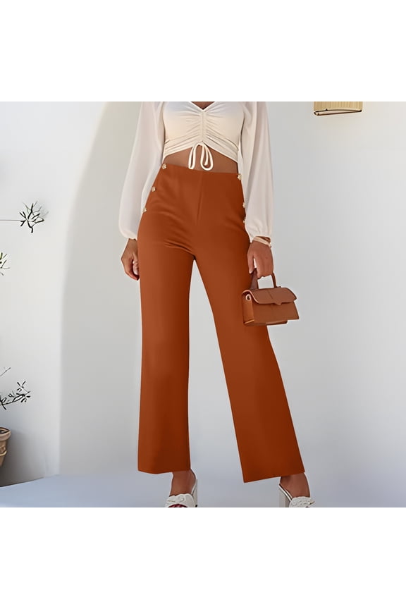 Women's Pants,Pants for Womem,Casual Pants for Women,Pockets,Slimming,Solid,Nylon,Spandex,Wine,XL