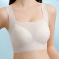 thumbnail image 1 of ATENAR Womens Bras,Push Up Bra,Bras for Women,Breathable,Comfort Fit,Solid,Nylon,Spandex,Gray,M, 1 of 9