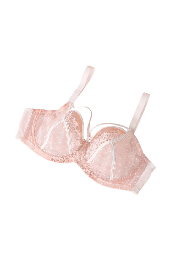 Womens Bras,Push Up Bra,Bras for Women,Soft,Stretch Fabric,Solid,Nylon,Spandex,White,XL(90G)