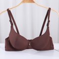 thumbnail image 1 of ATENAR Womens Bras,Push Up Bra,Bras for Women,Stretch Fabric,Breathable,Solid,Polyester,Brown,L, 1 of 4