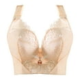 thumbnail image 1 of ATENAR Womens Bras,Push Up Bra,Supportive Bras for Women,Comfort Fit,Soft,Solid,Nylon,Spandex,Beige,38C, 1 of 2