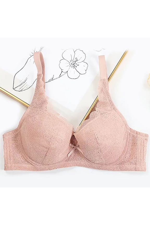 Womens Bras,Push Up Bra,Supportive Bras for Women,Stretch Fabric,Breathable,Solid,Polyester,Spandex ,Beige,M