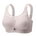 thumbnail image 1 of ATENAR Womens Bras,Wireless Bras for Women,Bras for Women,Breathable,Comfort Fit,Solid,Nylon,Spandex,Gray,40, 1 of 8