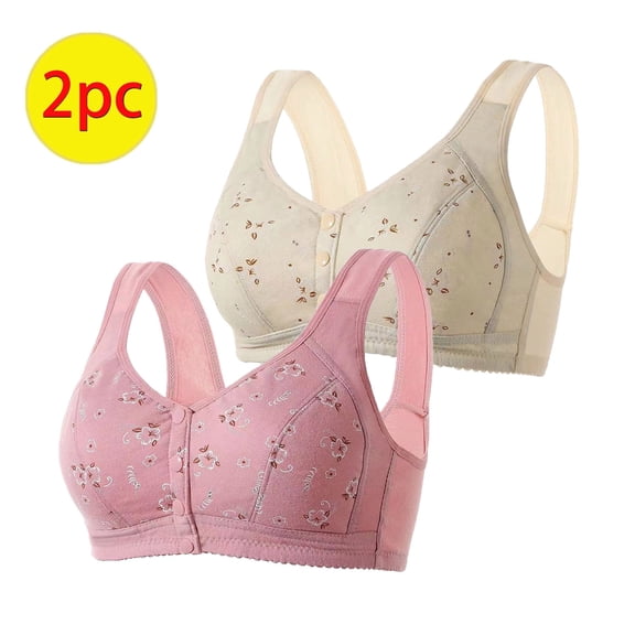 ATENAR Womens Bras,Wireless Bras for Women,Supportive Bras for Women,Comfort Fit,Soft,Solid,Nylon,Spandex,Hot Pink,S(US:4)