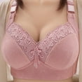 thumbnail image 1 of WJHWSX Womens Bras,Wireless Bras for Women,Shapermint Bra,Comfort Fit,Soft,Solid,Nylon,Spandex,Watermelon Red,0.444444444444444, 1 of 6