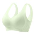 thumbnail image 1 of ATENAR Womens Bras,Wireless Bras for Women,Supportive Bras for Women,Breathable,Comfort Fit,Solid,Nylon,Spandex,Green,3XL, 1 of 5