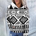 thumbnail image 1 of WJHWSX Womens Hoodies,Black Hoodie,Breathable,Soft,Polyester,Black,2XL(US:12), 1 of 6