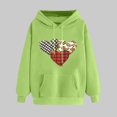thumbnail image 1 of WJHWSX Womens Hoodies,Hoodies for Women,Breathable,Soft,Polyester,Green,M(US:6), 1 of 5