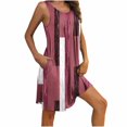 thumbnail image 1 of WJHWSX Womens Nightgown,Nightgowns for Women,Pockets,Breathable,Printed,Red,XL, 1 of 7