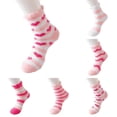 thumbnail image 1 of WJJIAO 5 Pairs Womens Fuzzy Socks Slipper Soft Cabin Plush Warm Fluffy Winter Sleep Cozy Adult Socks, Valentine's Day, Wedding gift, 1 of 4
