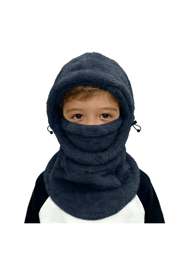 Kids Ski Mask Balaclava for Boys Girls, Winter Face Mask Hat for Kids Toddler, Warm Balaclava Hood Neck Scarf