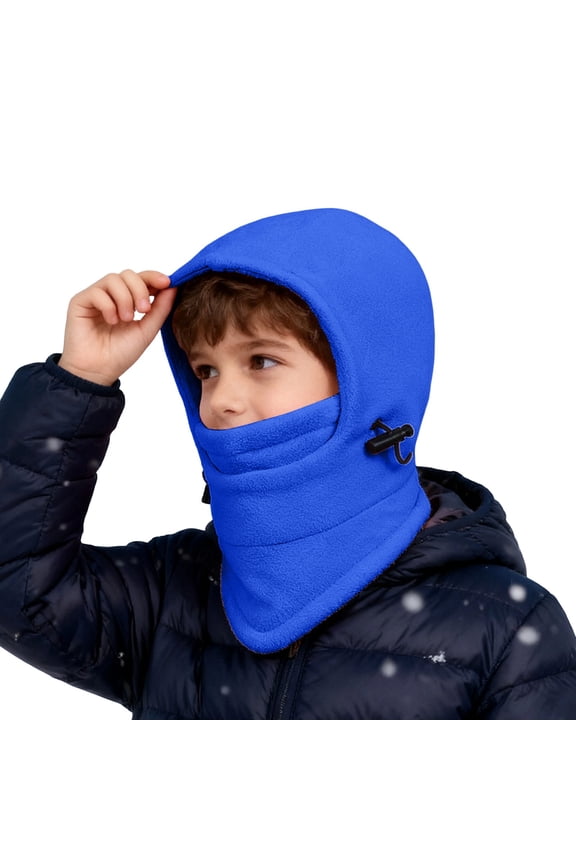 Kids Winter Hats Balaclava Ski Mask for Boys Girls Toddlers Windproof Adjustable Cold Weather Face Mask Neck Warmer