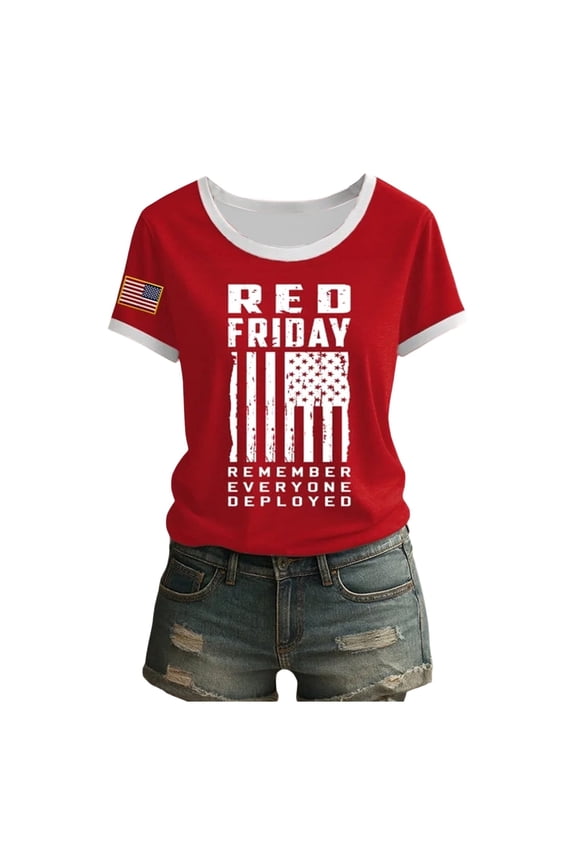 Red Friday Shirt On Fridays We Wear Red Tshirt Remember Everyone Deployed Shirts for Men Women