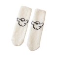 thumbnail image 1 of WJOSBXT Halloween Fuzzy Socks Women Funny Fluffy Fleece Sleep Socks 2026 Halloween Graphic Pumpkin Ghost Bat Winter Socks, 1 of 7