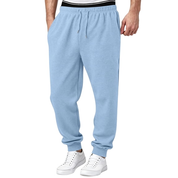 WJOSBXT Mens Baggy Sweatpants Drawstring Joggers Fall 2026 Lounge Y2k Track Pants Lightweight Oversized Loose Fit Work Trousers with Pockets M