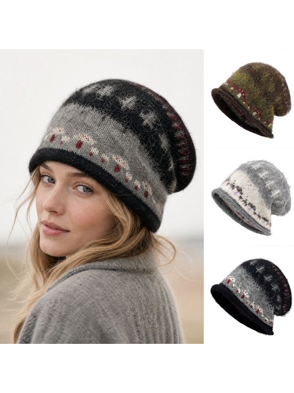Women's Slouchy Beanie Hat Knit Loose Winter Warm Casual Pullover Skull Cap