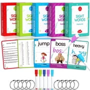 WJPC 275 Cards, 530PCS High Frequency Sight Words Flash Cards with Pictures, Sentences, for Pre-Kindergarten, 1st, 2nd, 3rd 4th Grade, 4,5,6,7,8,9,10,11 Years Ages Kids Preschool, Homeschool