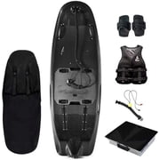 WJSHIPFOR Carbon Fiber High-Speed Electric Surfboard,14 KW Water Jet Surf Board,Max-Speed of 55 KM/h,Battery Life of 60 Min, IP68 Waterproof, Electronic Surfboard for Adult, Custom Design Pattern