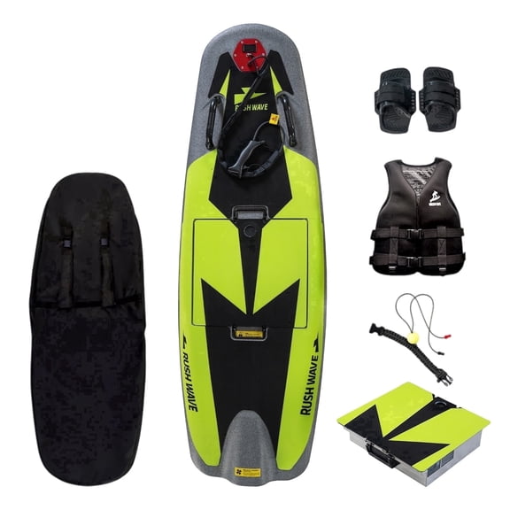 WJSHIPFOR High-Speed Electric Surfboard 12/15kw Water Jet Surf Board, 55/60 km/h Max-Speed, Battery Life Up 60-120 Min, IP67 Waterproof, Competition-Grade Hydrofoil Board