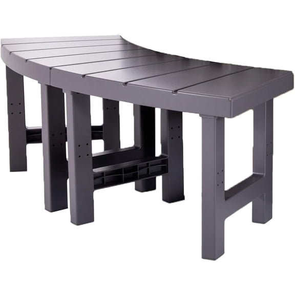 WJSP 28514E 2 Medium PureSpa Accessories Benches, Compatible w/ 4 Person Spas, Combines to Create A Larger Bench, Flat Storage, 350 Pound Capacity