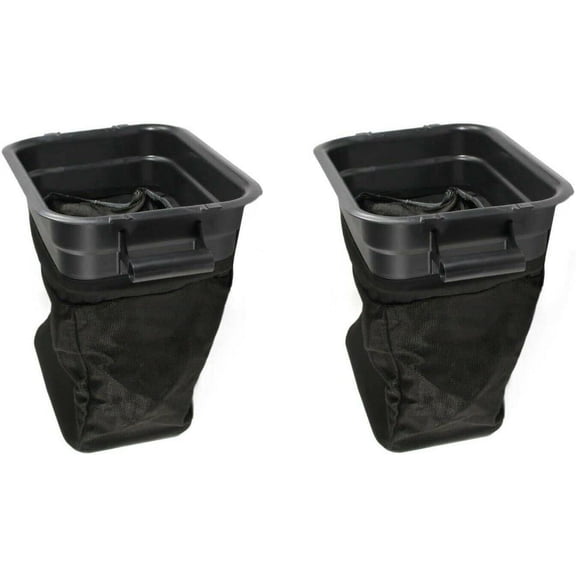 WJSP 2X Soft Grass Catcher Bag Black Compatible with Husqvarna Craftsman 532400226 400226 for 42in Mower Container