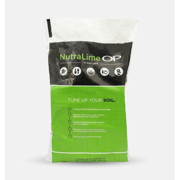 WJSP 40lb Pelletized Limestone Soil Amendment Covers 5000 sq ft Organic OMRI Listed Calcium Magnesium for Lawn Garden Acidic Soil Neutralizer