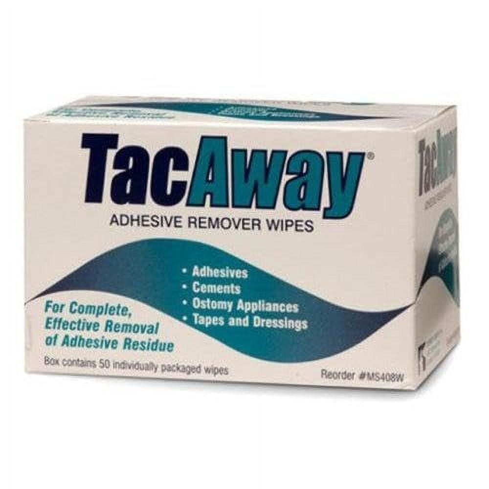 WJSP Adhesive Remover Wipes 3 Pack Box of 50 for Skin Medical Tape Sting Free Hypoallergenic